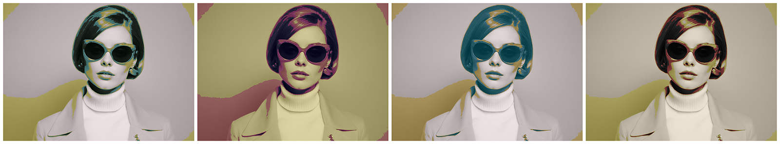 60s Pop Art portraits