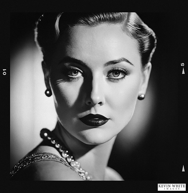AI Hollywood style glamour portrait 30s to 40s
